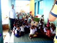 L&T to Anandwadi-stationery distribution